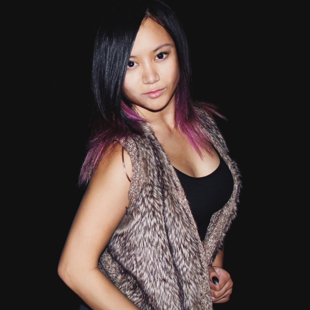 Brown Faux Fur Vest - All Season, Light